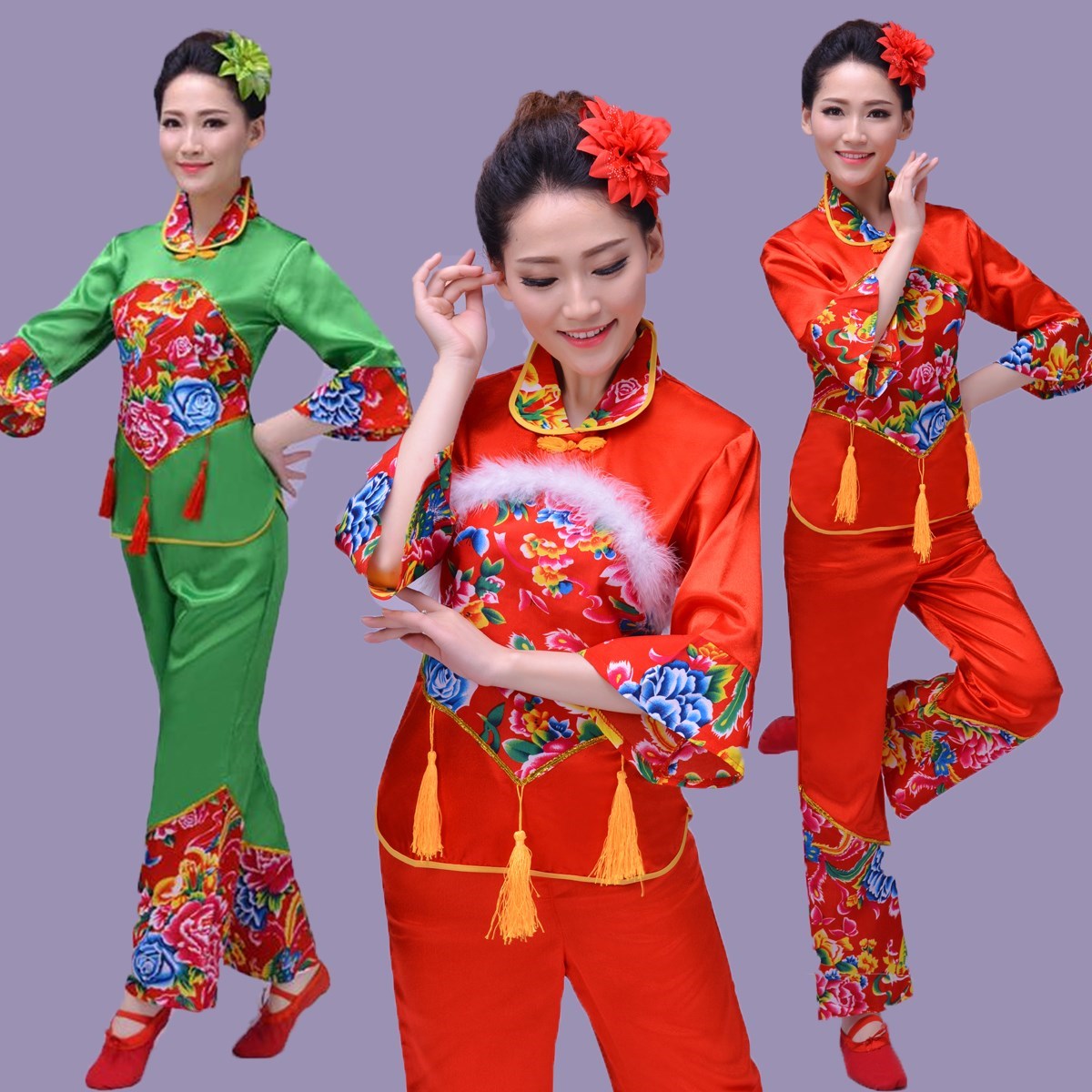 舞台装红灯笼舞蹈表演服冬季复古演出服新款跳舞装扮中式休闲造型在类目 女装/女士精品, 唐装/民族服装/舞台服装, 民族服装/舞台装中 - 来自Buy2taobao.com提供专业的淘宝代购服务
