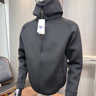 连帽拉链夹克休闲运动外套开衫 CF&CLO 秋季 男士 空气层太空棉卫衣