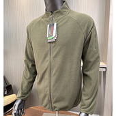 水洗格子暖绒柔软亲肤秋冬休闲立领开衫 外贸男装 品质货 夹克外套