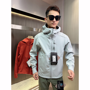 CF&CLO户外机能限定款 秋冬情侣防风防水软壳登山夹克冲锋衣外套