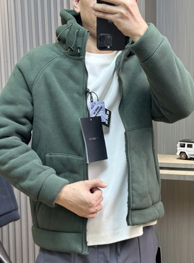 AIRBOX重磅升级800克重 双面摇粒绒外套冬季保暖情侣款连帽上衣潮