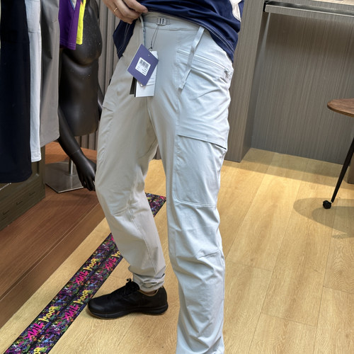 夏季男士抽拉腰轻薄弹力休闲裤