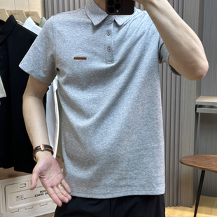 Z系 男时尚 轻奢意式 舒适珠地棉柔滑透气夏季 T恤潮 休闲短袖 POLO衫