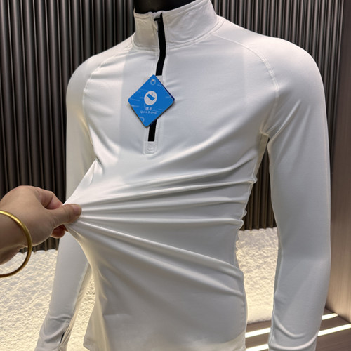 半拉链速干健身服跑步运动卫衣