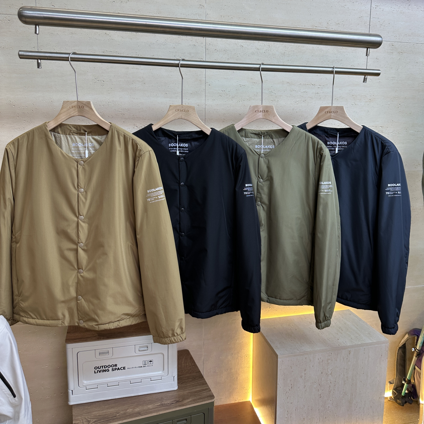 轻量透气科技动态保暖棉衣棉服
