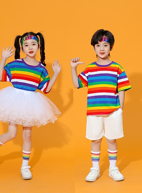 幼儿园儿童啦啦队运动会班服潮服