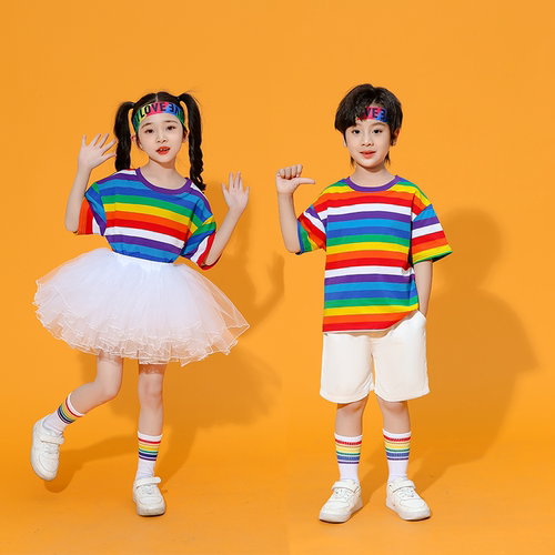 幼儿园儿童啦啦队运动会班服潮服