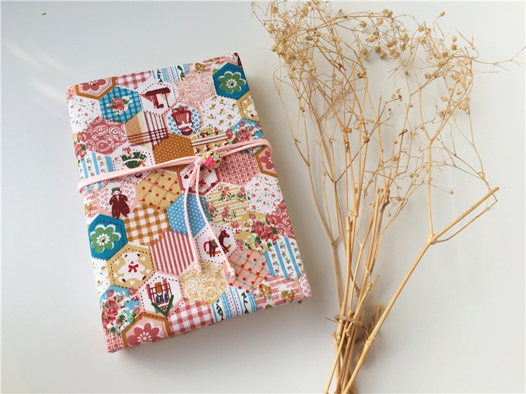 拼布布艺手A5A6书衣套梅子笔记