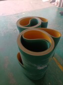 厂家直销 非标定制 纸巾机皮带 黄绿片基带