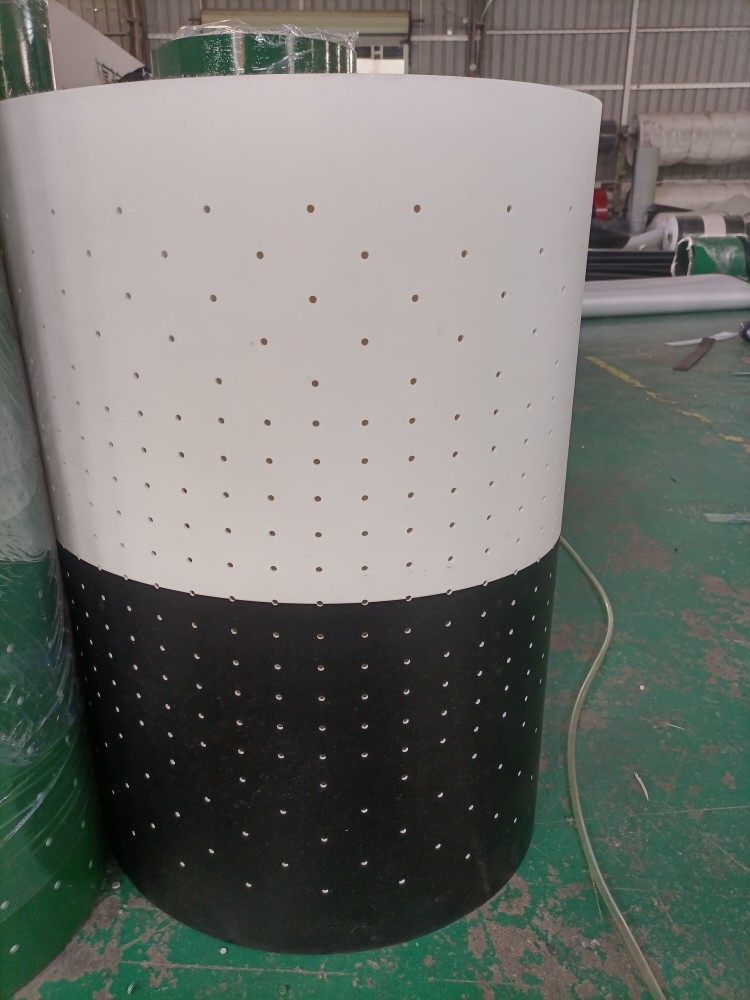 广东鸿铭 一半黑一半白输送带 皮壳机 天地盖机皮带  厂家直销