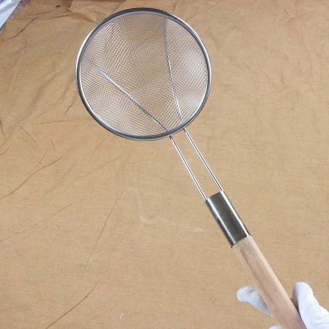 漏勺过滤网304不锈钢捞篱家用厨房大号捞面笊篱罩篱油炸煮面网篮