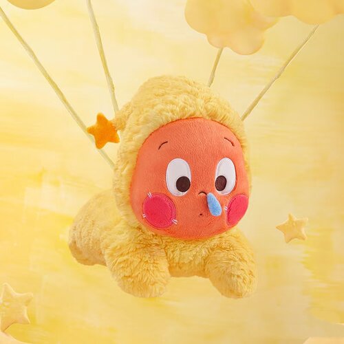 趴趴星星人抱枕毛绒玩具