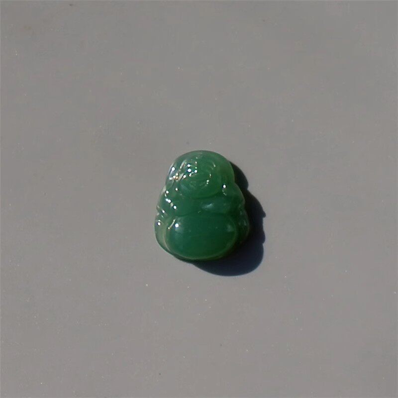忘=年2985天然A货缅甸老坑翡翠佛公吊坠挂件手工雕刻带证书复检