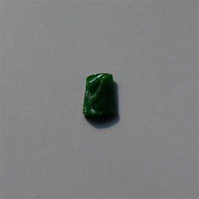 天然A货缅甸老坑翡翠竹节嵌件