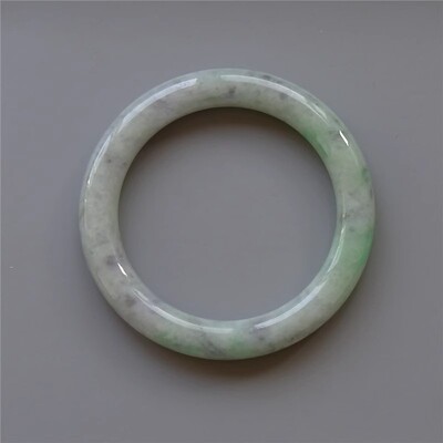 天然A货缅甸老坑翡翠圆手镯子54