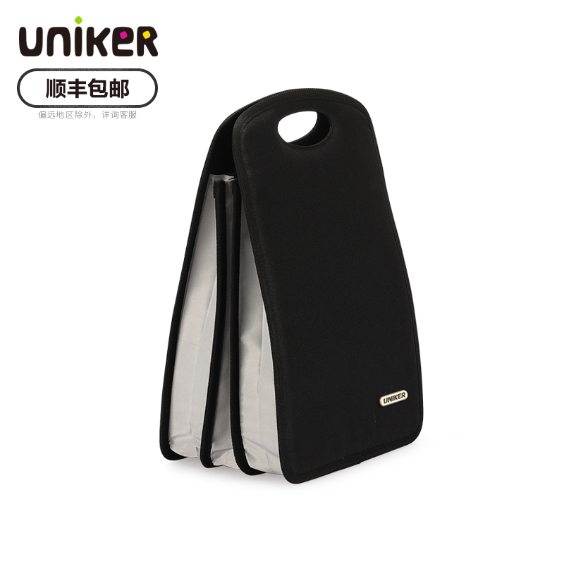 uniker多隔层设计手提补习袋