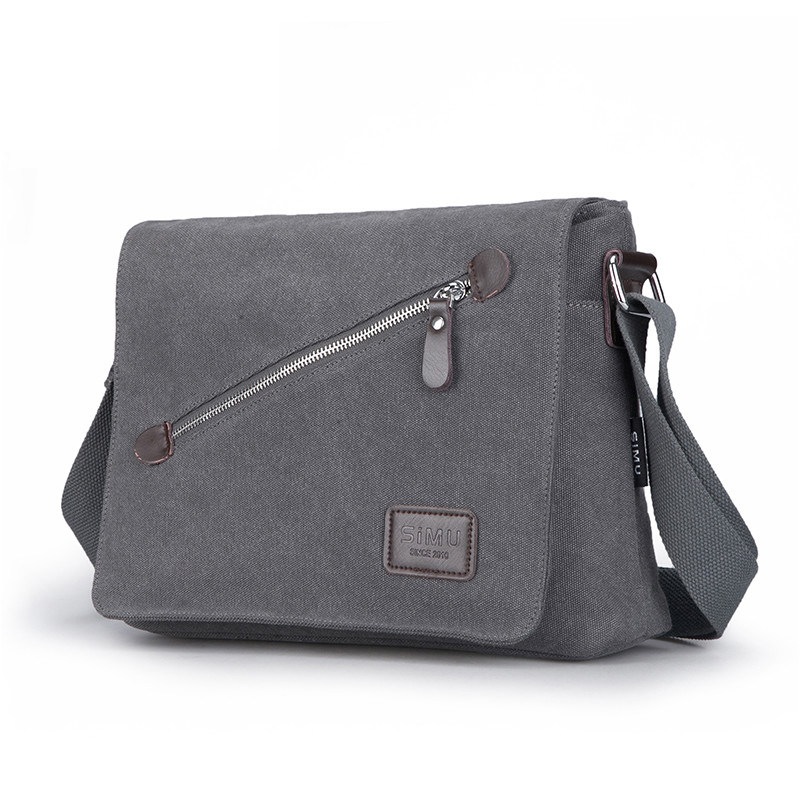 单肩包男士包包休闲背包男单肩斜挎包男款通勤书包外出帆布挎包男