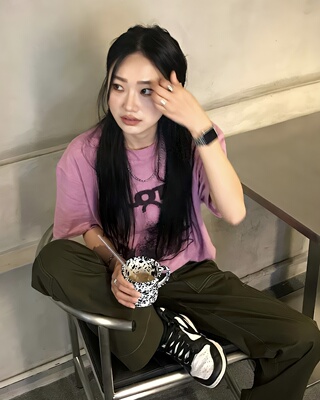 泰迪小熊图案休闲短袖T恤女