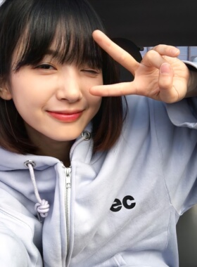 [REコンテナ] CHANCECHANCE24秋冬CEC印花拉链连帽软糯卫衣外套