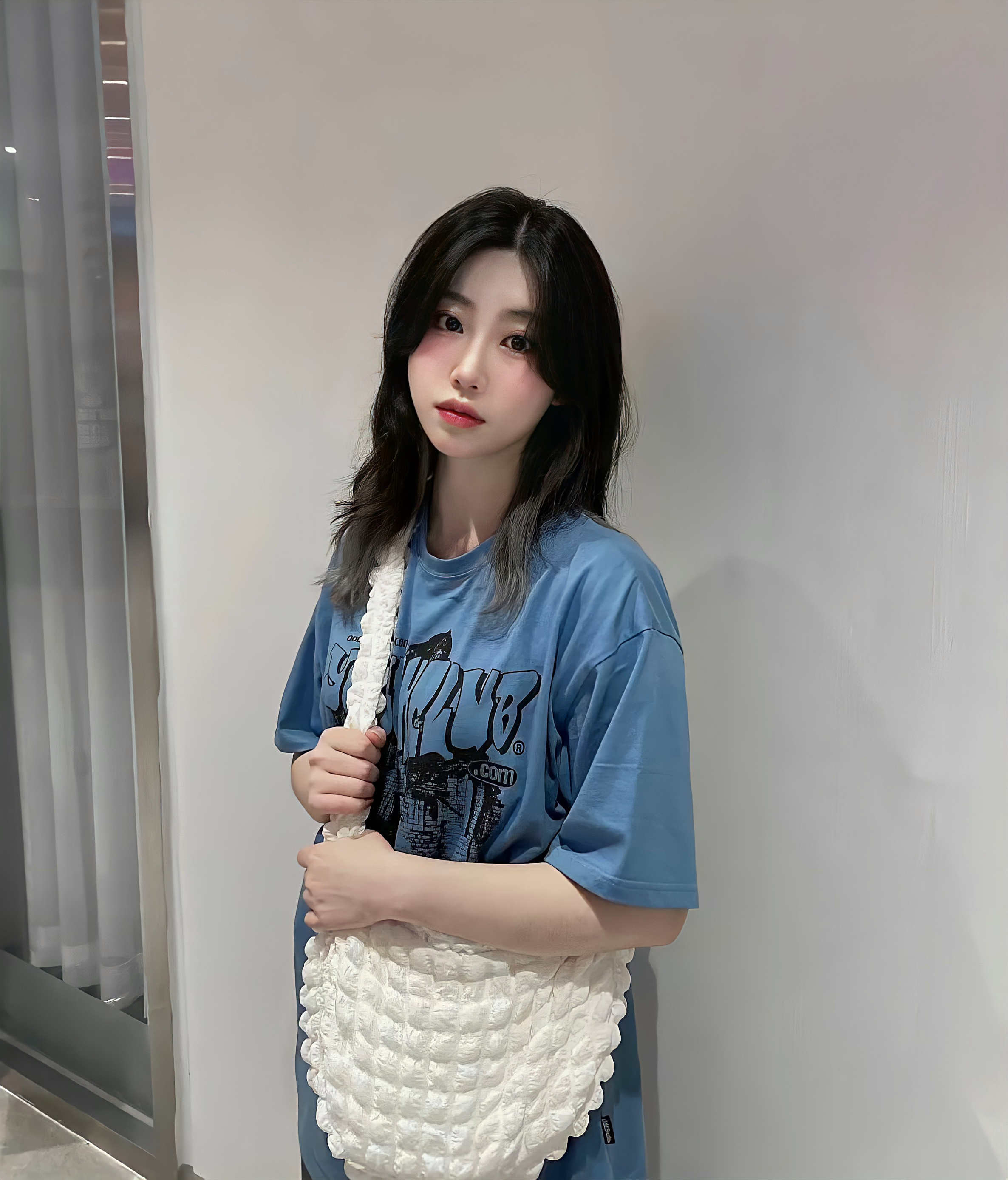 [REコンテナ]oddstudio美式复古涂鸦字母宽松短袖T恤ins风5色入