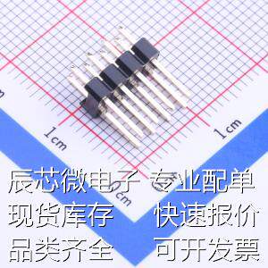 B-2100S08P-B110 排针 间距:2.54mm 2x4P 直插原装现货