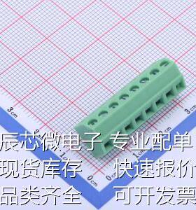 KF127S-3.81-8P 螺钉式接线端子 3.81mm 1x8P 排数:1 每排P数:8