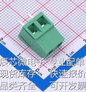 MX128-5.0-GN01-02P-Cu-Y-A 螺钉式接线端子 5mm 1x2P 排数:1 每