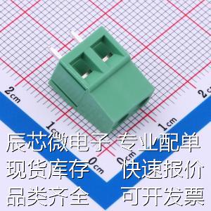 MX128-5.0-GN01-02P-Cu-Y-A 螺钉式接线端子 5mm 1x2P 排数:1 每