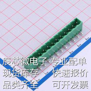 MX2EDGRC-5.08-GN01-12P-Cu-A 插拔式接线端子 5.08mm 1x12P 排数