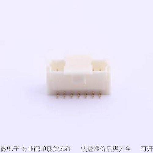A1001WV-S-07PD01 线对板/线对线连接器 间距:1mm 1x7P SMD,P=1mm