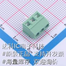 TY381-3.5-03P-14-00AH 螺钉式接线端子 3.5mm 排数:1 每排P数:3