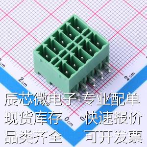 JL15EDGKNR-35010G01 插拔式接线端子 3.5mm 1x10P 排数:1 每排P