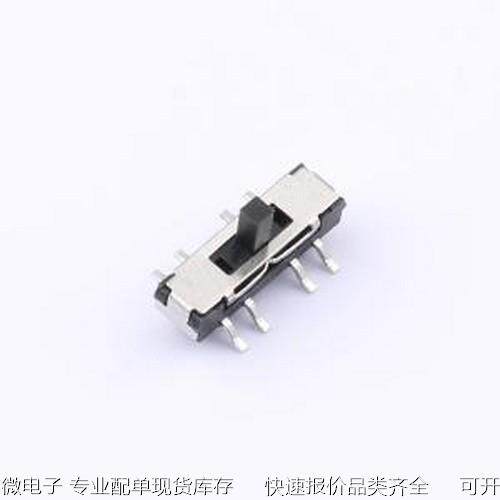 MS-23D20G2-BE-BR9T T7.5 滑动开关 mini拨动开关 SMD,P=2mm原装