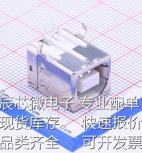 U-USBBR04P-F000 USB连接器 Type-B 母座原装现货