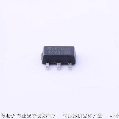 ME6209A30PG 线性稳压器(LDO) 输入18V 输出3V 250mA SOT-89-3原