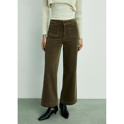 西班牙欧洲正品代购 MANGO 女 灯芯绒长裤 87000260 87010256