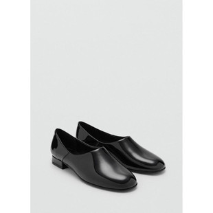 西班牙欧洲正品代购 MANGO 女士 漆皮平底鞋  27081216