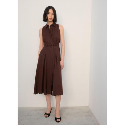 西班牙欧洲正品代购 MANGO 女士 刺绣衬衫连衣裙  27022552