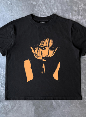 ART Fashion 阿美咔叽ins美潮设计感恶劣天气短袖T恤hiphop潮酷风