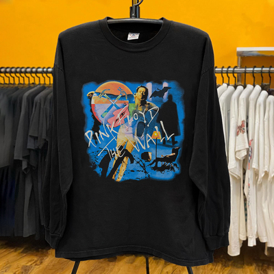 经典前卫摇滚乐队Pink Floyd 平克弗洛伊德The Wall潮酷百搭长袖