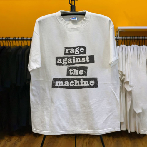 美式复古传奇新金属Rage Against the Machine摇滚朋克棉短袖T恤