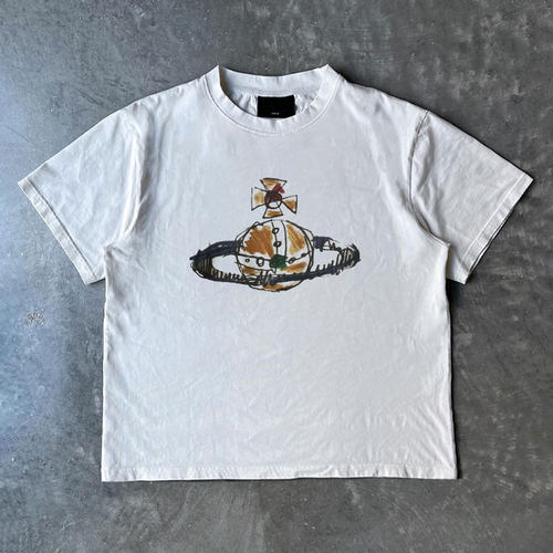 ART Fashion 休闲复古ins简约百搭潮牌短袖T恤oversize美式潮人帮