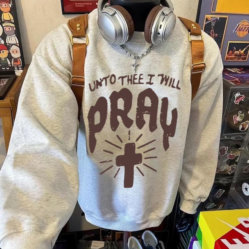 美式复古圆领卫衣男女同款oversize街头风宽松长袖上衣秋冬季新款