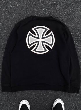 欧美潮牌西海岸匪帮oversize高街宽松卫衣hiphop个性黑色上衣秋冬