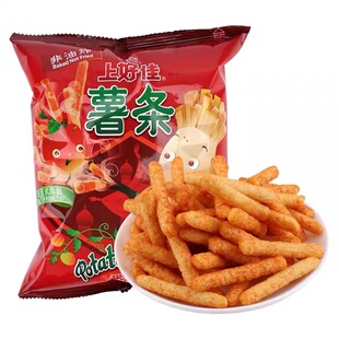 临期H28 上好佳薯条番茄味35g/玉米花/虾片/玉米卷膨化零食