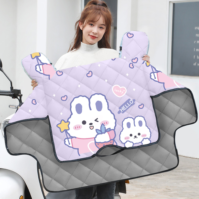 电动车挡风被四季通用冬季加厚