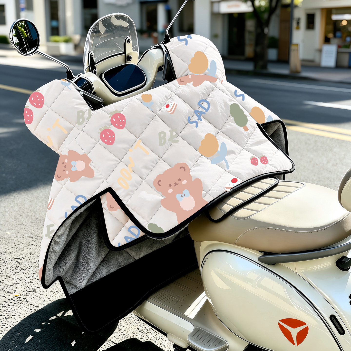 适用于爱玛雅迪电动车挡风被冬加厚加绒防风2026新款加大保暖御寒