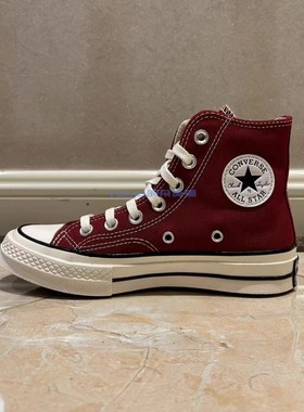 CONVERSE匡威2025春季高低帮男女帆布鞋A10523C A10531C安克拉红
