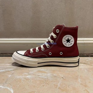 CONVERSE匡威2025春季高低帮男女帆布鞋A10523C A10531C安克拉红
