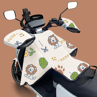 2022分体新款挡风被可爱卡通保暖